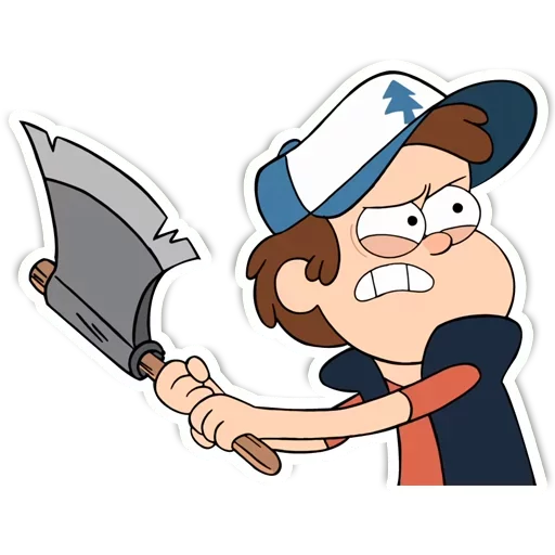 😡 Стикер «Gravity Falls / Гравити Фоллз» для Telegram