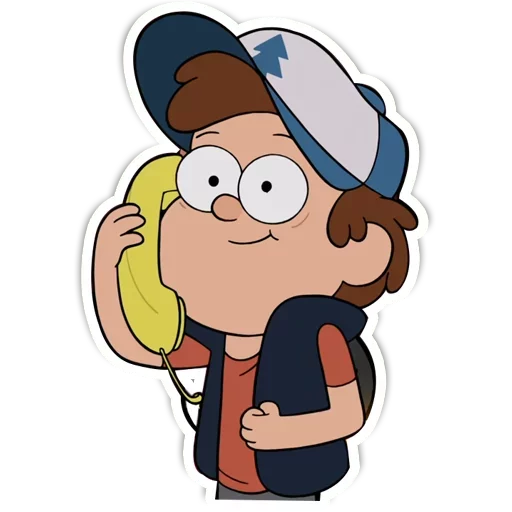 😄 Стикер «Gravity Falls / Гравити Фоллз» для Telegram