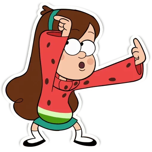 😘 Стикер «Gravity Falls / Гравити Фоллз» для Telegram