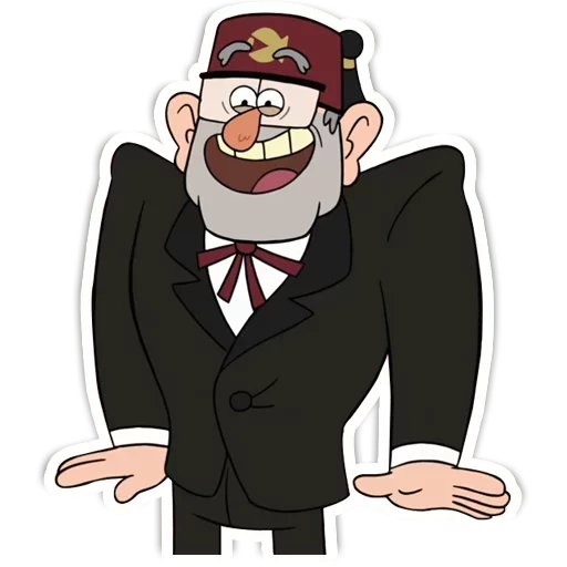 😛 Стикер «Gravity Falls / Гравити Фоллз» для Telegram
