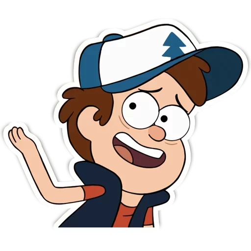 😔 Стикер «Gravity Falls / Гравити Фоллз» для Telegram
