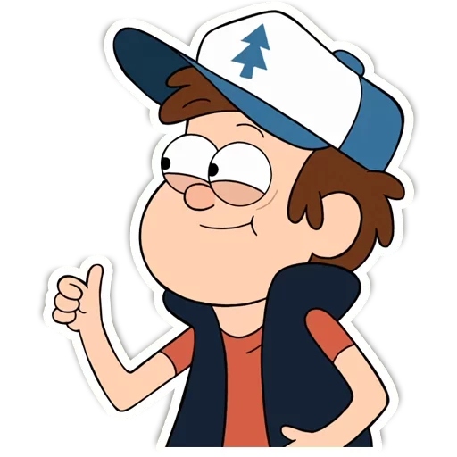 😗 Стикер «Gravity Falls / Гравити Фоллз» для Telegram