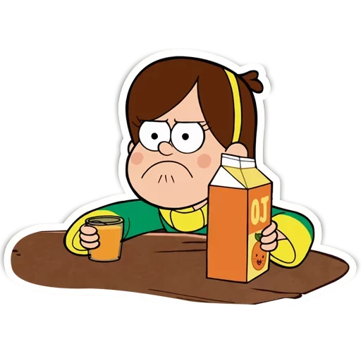 😤 Стикер «Gravity Falls / Гравити Фоллз» для Telegram