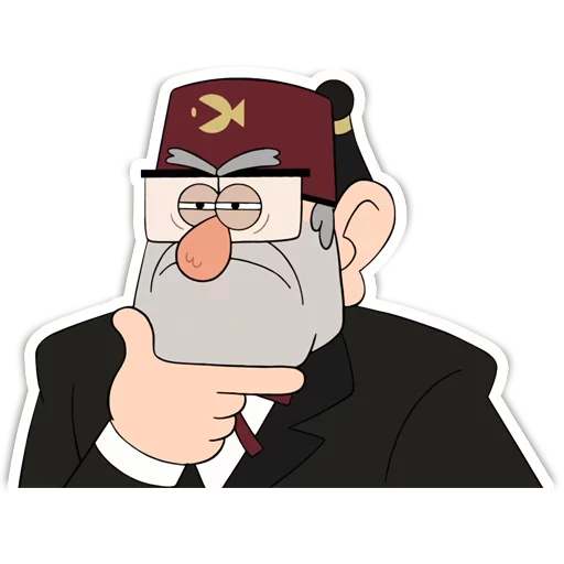 🤔 Стикер «Gravity Falls / Гравити Фоллз» для Telegram