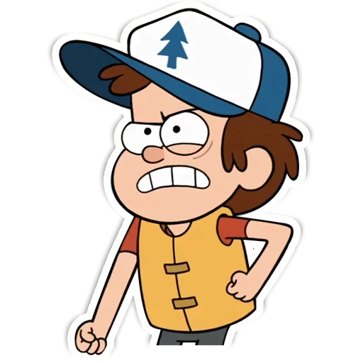 😤 Стикер «Gravity Falls / Гравити Фоллз» для Telegram