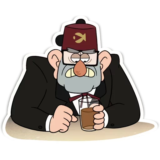 😝 Стикер «Gravity Falls / Гравити Фоллз» для Telegram
