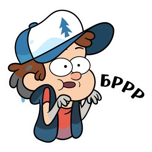 😰 Стикер «Gravity Falls Ukrainian» для Telegram