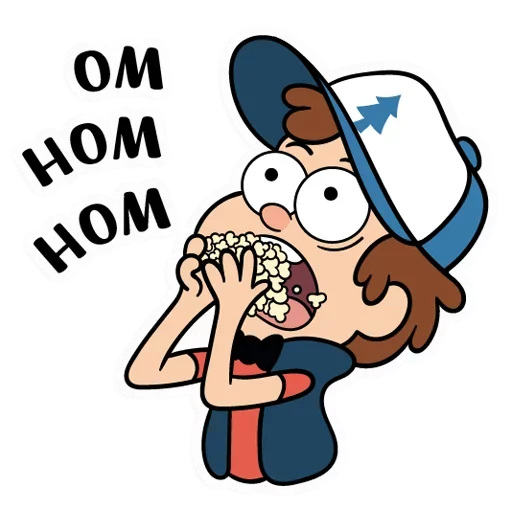 🍿 Стикер «Gravity Falls Ukrainian» для Telegram