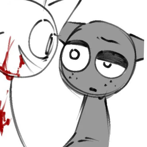 🩶 Стикер «Gray SPRUNKI» для Telegram