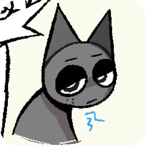 🩶 Стикер «Gray SPRUNKI» для Telegram