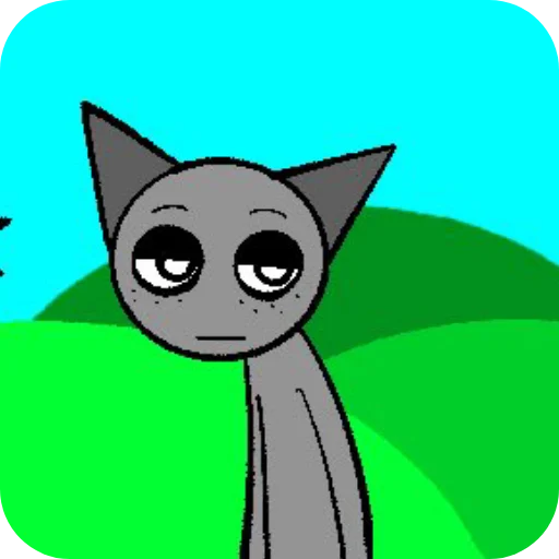 🩶 Стикер «Gray SPRUNKI» для Telegram