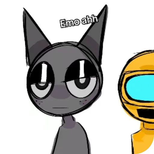 🩶 Стикер «Gray SPRUNKI» для Telegram