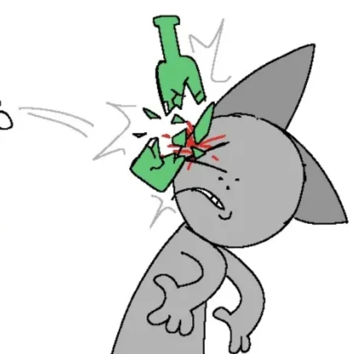 🩶 Стикер «Gray SPRUNKI» для Telegram