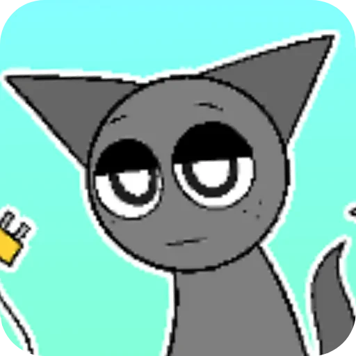 🩶 Стикер «Gray SPRUNKI» для Telegram
