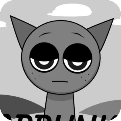 🩶 Стикер «Gray SPRUNKI» для Telegram
