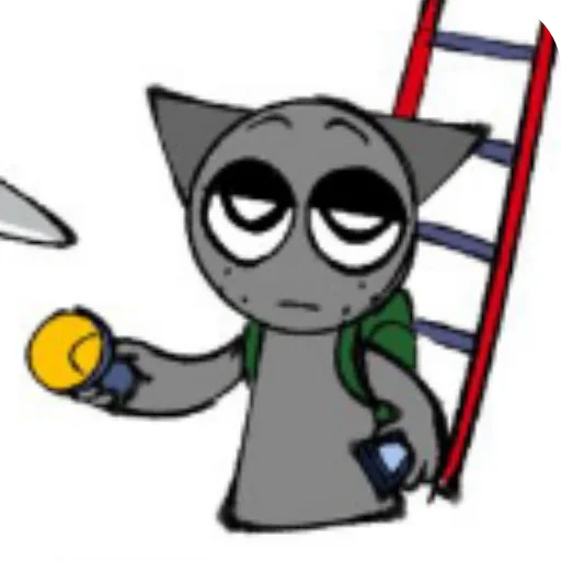 🩶 Стикер «Gray SPRUNKI» для Telegram
