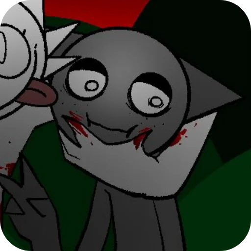 🩶 Стикер «Gray SPRUNKI» для Telegram