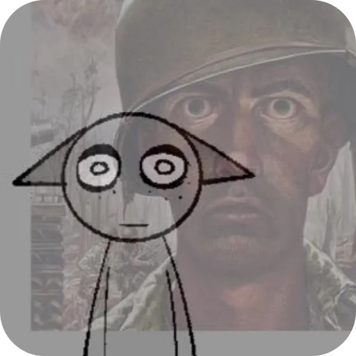 🩶 Стикер «Gray SPRUNKI» для Telegram