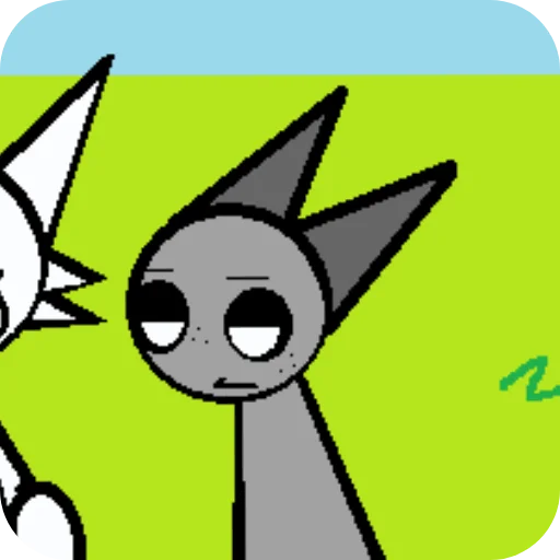 🩶 Стикер «Gray SPRUNKI» для Telegram