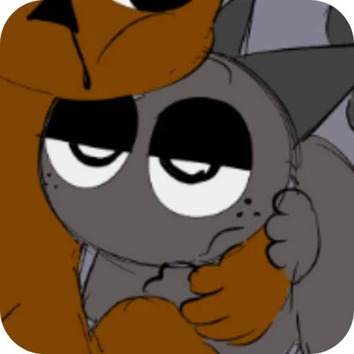 🩶 Стикер «Gray SPRUNKI» для Telegram