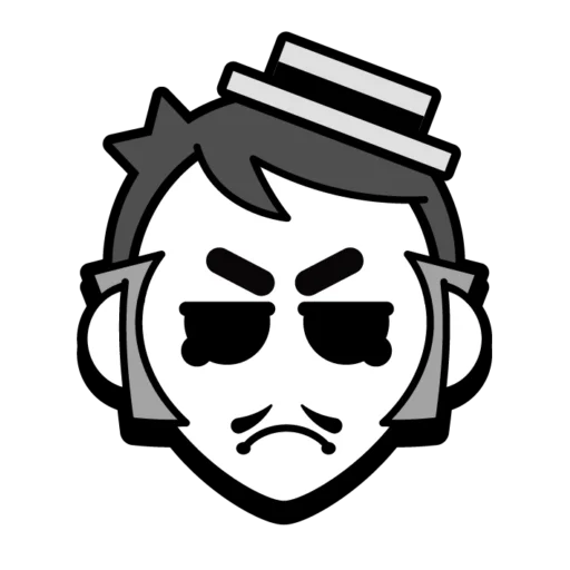 Стикерпак Gray Pins для Telegram