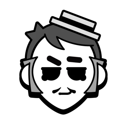😁 Стикер «Gray Pins» для Telegram