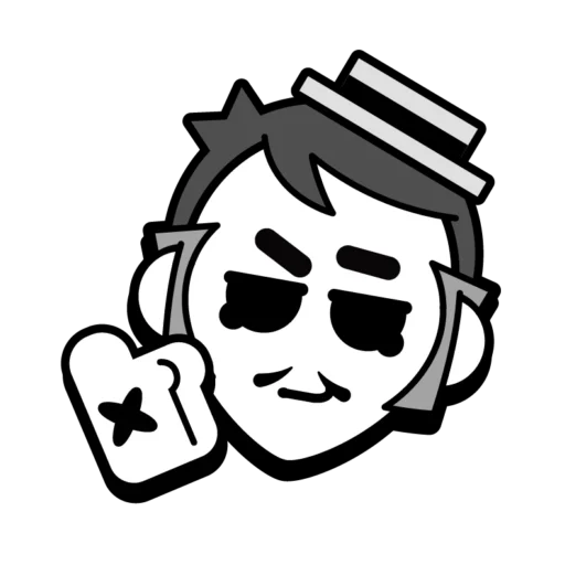 👍 Стикер «Gray Pins» для Telegram
