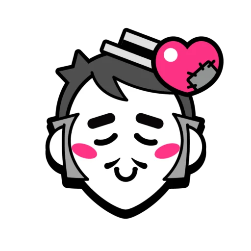 ❤️ Стикер «Gray Pins» для Telegram
