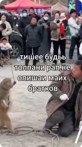 🦯 Стикер «Манки Пон» для Telegram