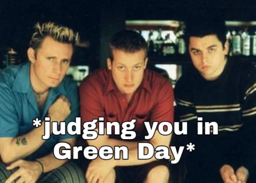 🙍‍♂ Стикер «Green Day» для Telegram