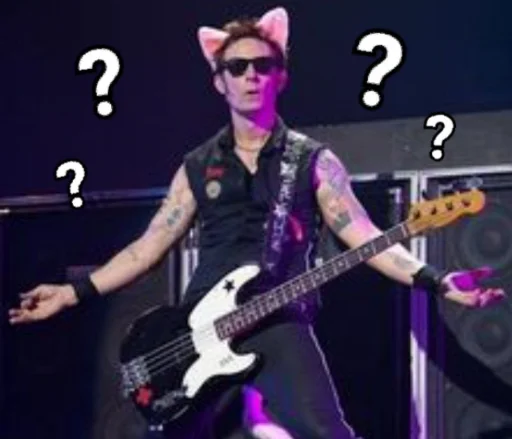 😾 Стикер «Green Day» для Telegram