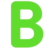 🤩 Эмодзи «Зелёные буквы и иконки» для Telegram
