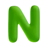 😊 Эмодзи «Green ABC» для Telegram