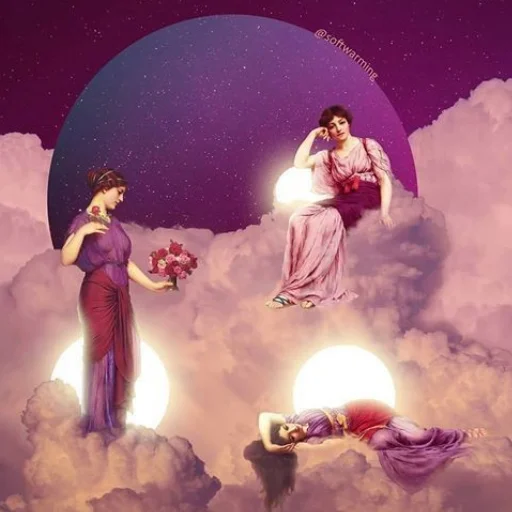 🌑 Стикер «Celestial bodies» для Telegram