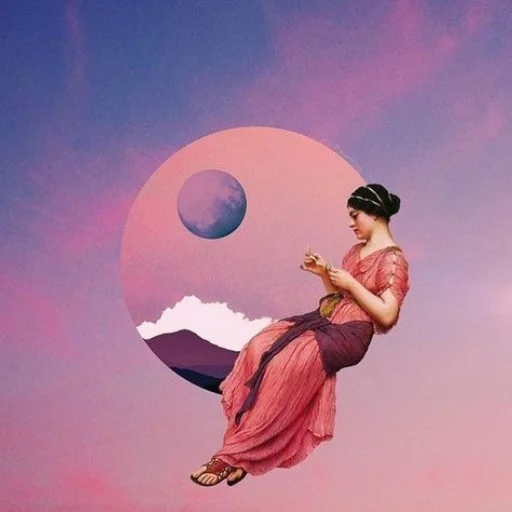 🌑 Стикер «Celestial bodies» для Telegram