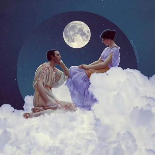 🌑 Стикер «Celestial bodies» для Telegram