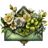 Стикер 19 Green