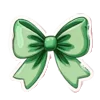 💚 Эмодзи «Зелёные буквы с розовым» для Telegram