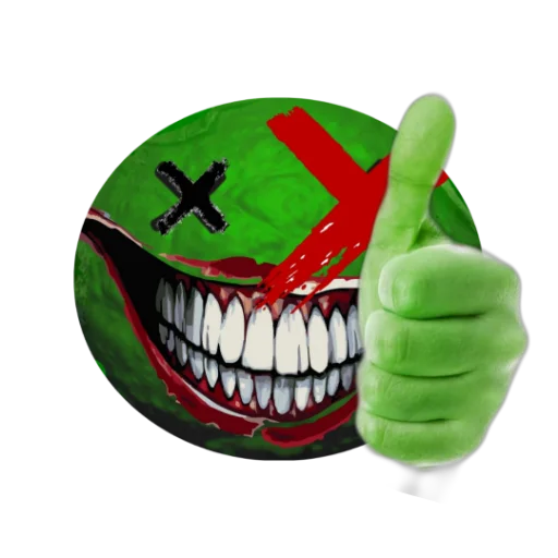 👍 Стикер «GREEN ORXNGE» для Telegram
