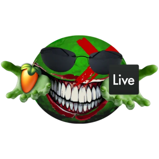 😎 Стикер «GREEN ORXNGE» для Telegram