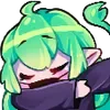 😉 Эмодзи «࣪ ˖ ꒰ 𝒈𝒓𝒆𝒆𝒏 ꒱ ๛ ˖❝ ❞» для Telegram