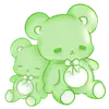 😉 Эмодзи «࣪ ˖ ꒰ 𝒈𝒓𝒆𝒆𝒏 ꒱ ๛ ˖❝ ❞» для Telegram
