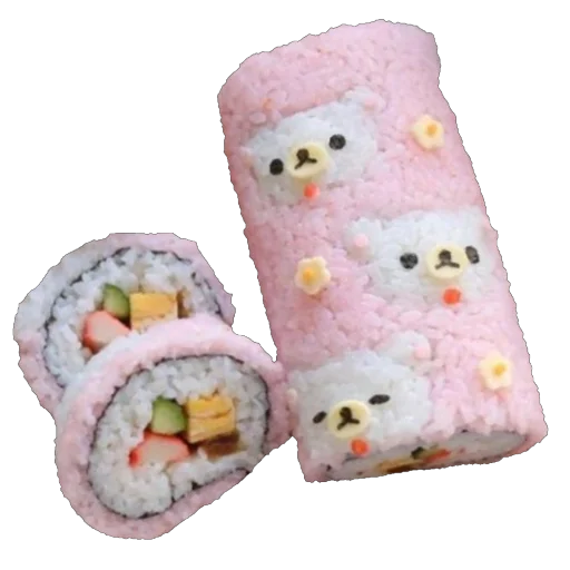 🍣 Стикер «Green Pink» для Telegram