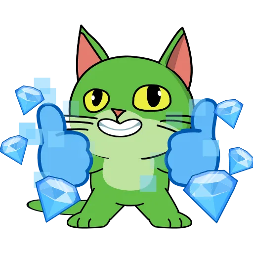 💎 Стикер «Gren The Cat» для Telegram