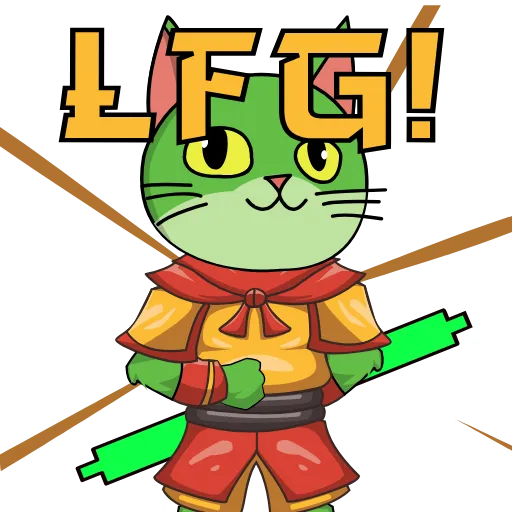 📊 Стикер «Gren The Cat» для Telegram