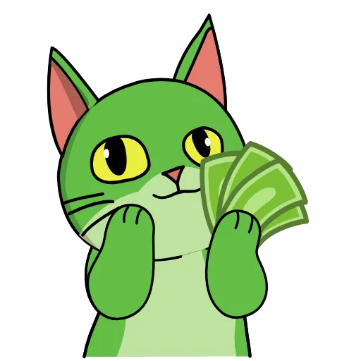 🤑 Стикер «Gren The Cat» для Telegram