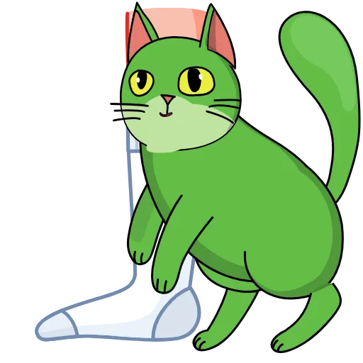 🤗 Стикер «Gren The Cat» для Telegram
