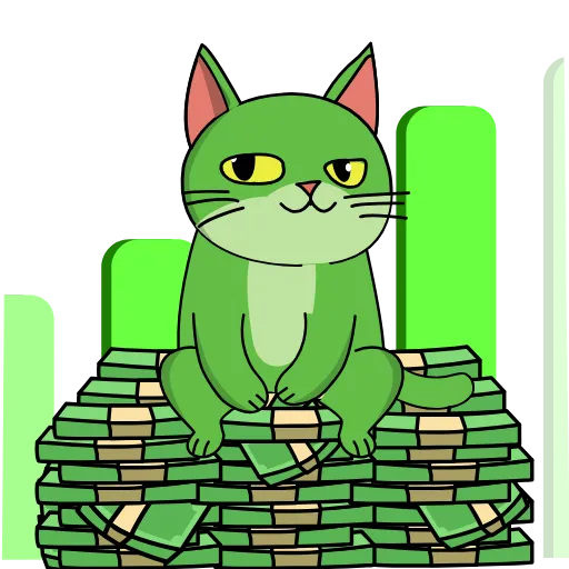 💵 Стикер «Gren The Cat» для Telegram