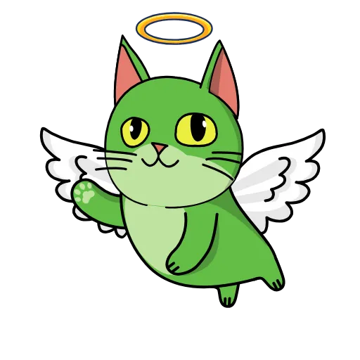 😇 Стикер «Gren The Cat» для Telegram