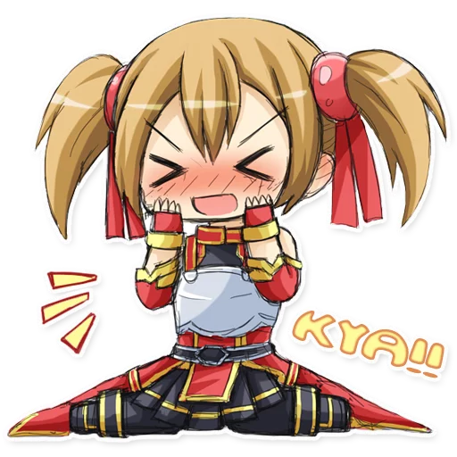 😝 Стикер «Green Tea Neko» для Telegram